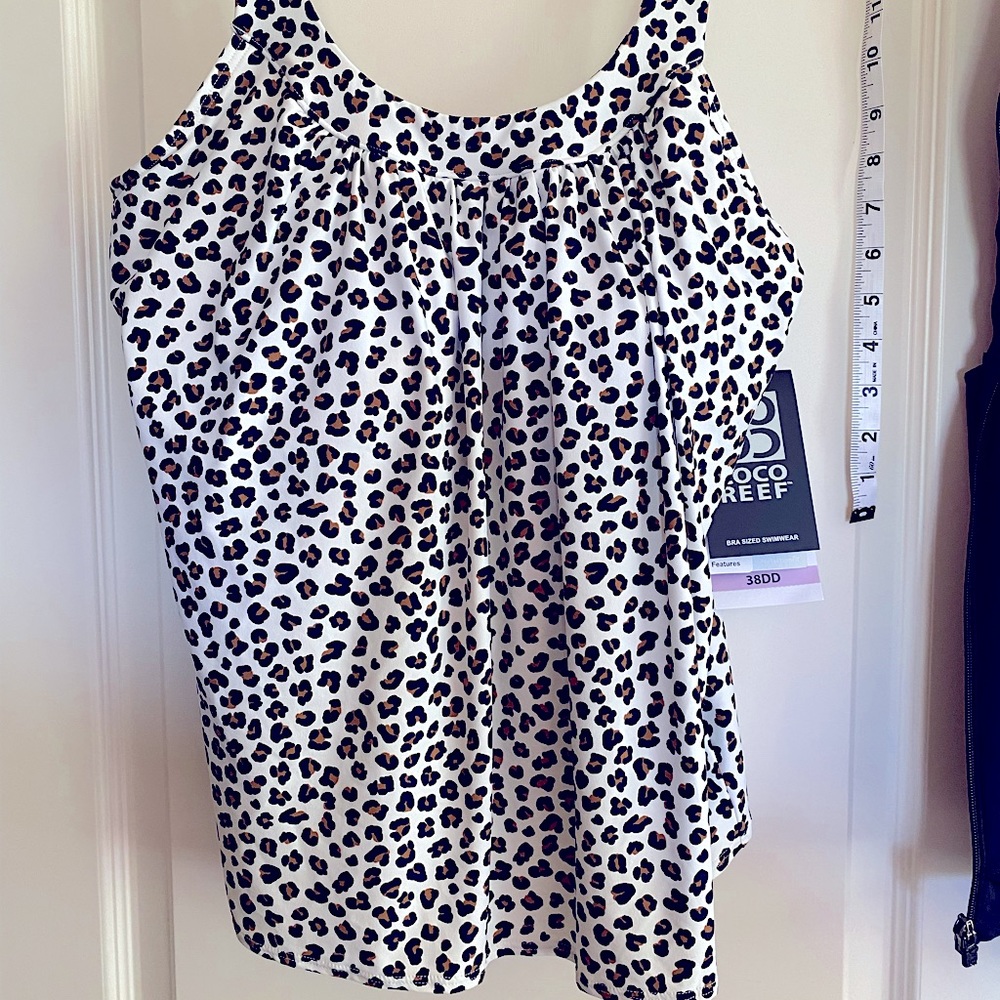 🔥NWT Coco Reef Tankini Top 38DD